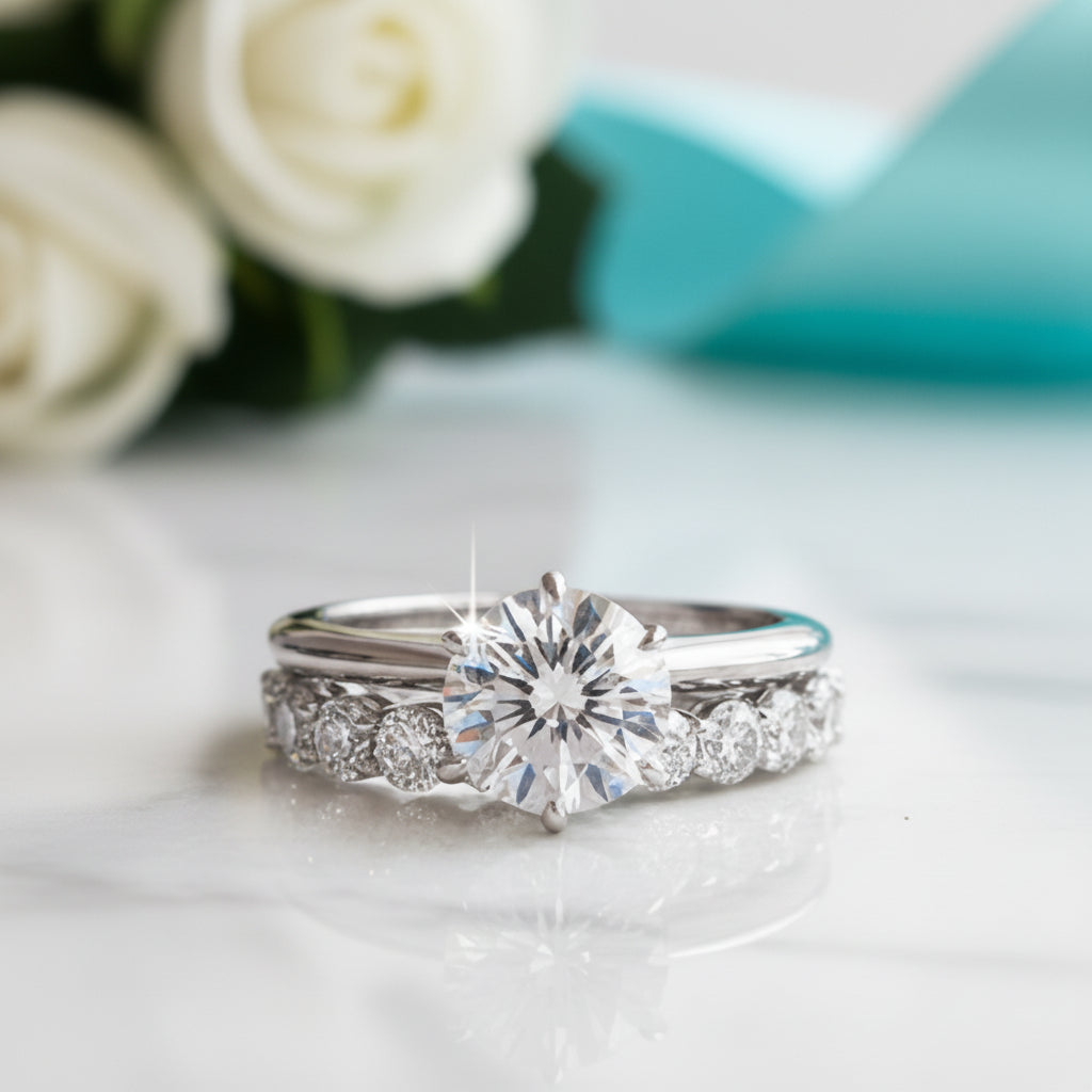 2.0 Ct Diamond Bridal Ring Set-Evani Jewelry