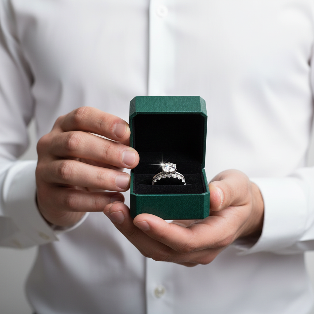 2.0 Ct Diamond Option Bridal Ring Set - Evani Naomi Jewelry