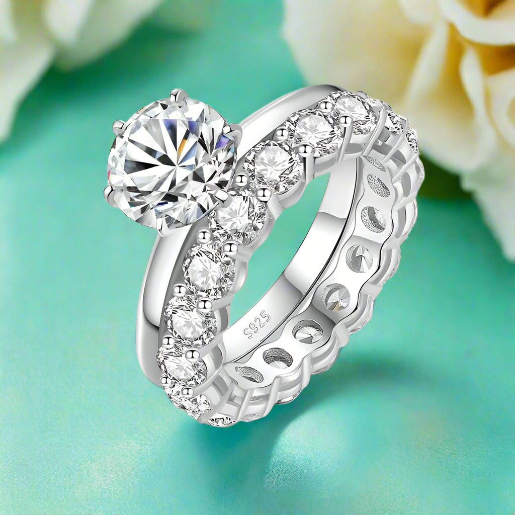 2.0 Ct Diamond Bridal Ring Set-Evani Naomi Jewelry