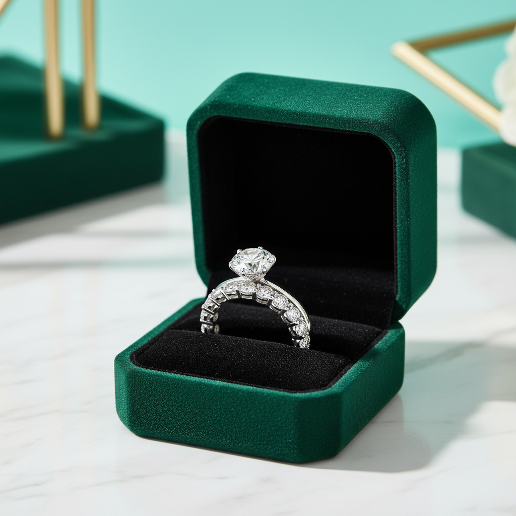 2.0 Ct Diamond Option Bridal Ring Set - Evani Naomi Jewelry