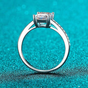 2.0 Ct Emerald Cut Diamond Engagement Ring-Evani Naomi Jewelry