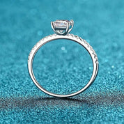 2.0 Ct Emerald Cut Diamond Engagement Ring-Evani Naomi Jewelry