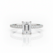 2.0 Ct Emerald Cut Diamond OptionEngagement Ring - Evani Naomi Jewelry