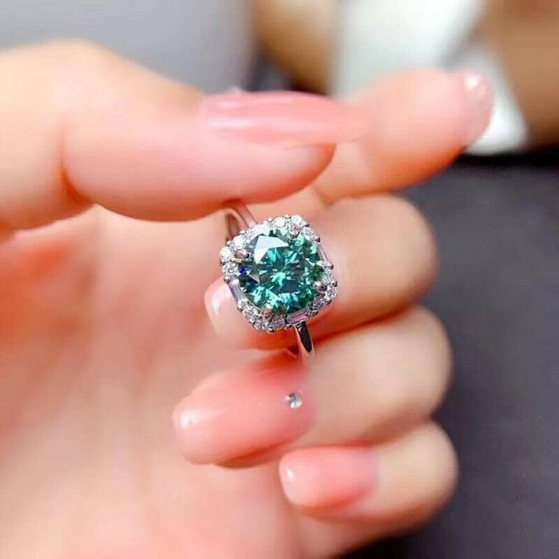 2.0 Ct Green Diamond Jewelry Set-Evani Naomi Jewelry