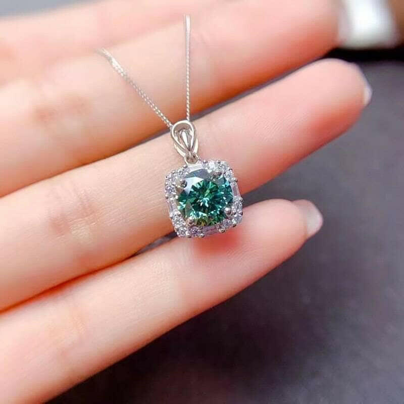 2.0 Ct Green Diamond Jewelry Set-Evani Naomi Jewelry