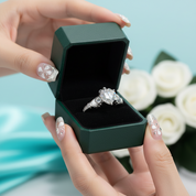 2.0 Ct Heart Cut Diamond Option Celtic Knot Crown Engagement Ring