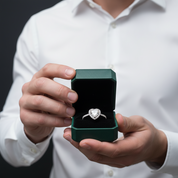2.0 Ct Heart Cut Halo Engagement Ring - Evani Naomi Jewelry
