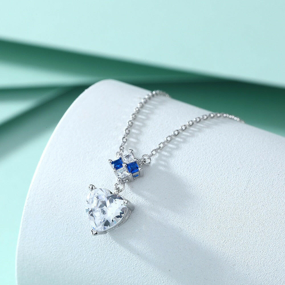 2.0 Ct Heart Shape Diamond Pendant Necklace-Evani Naomi Jewelry