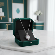 2.0 Ct Heart Shaped Diamond Option Necklace