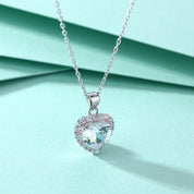 2.0 Ct Heart Shaped Diamond Necklace-Evani Naomi Jewelry