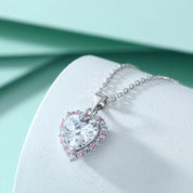 2.0 Ct Heart Shaped Diamond Necklace-Evani Naomi Jewelry