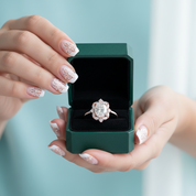 2.0 Ct Oval Cut Diamond Option 14k Rose Gold Engagement Ring