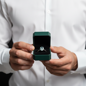 2.0 Ct Oval Diamond Option 10K Solid Gold Engagement Ring - Evani Naomi Jewelry