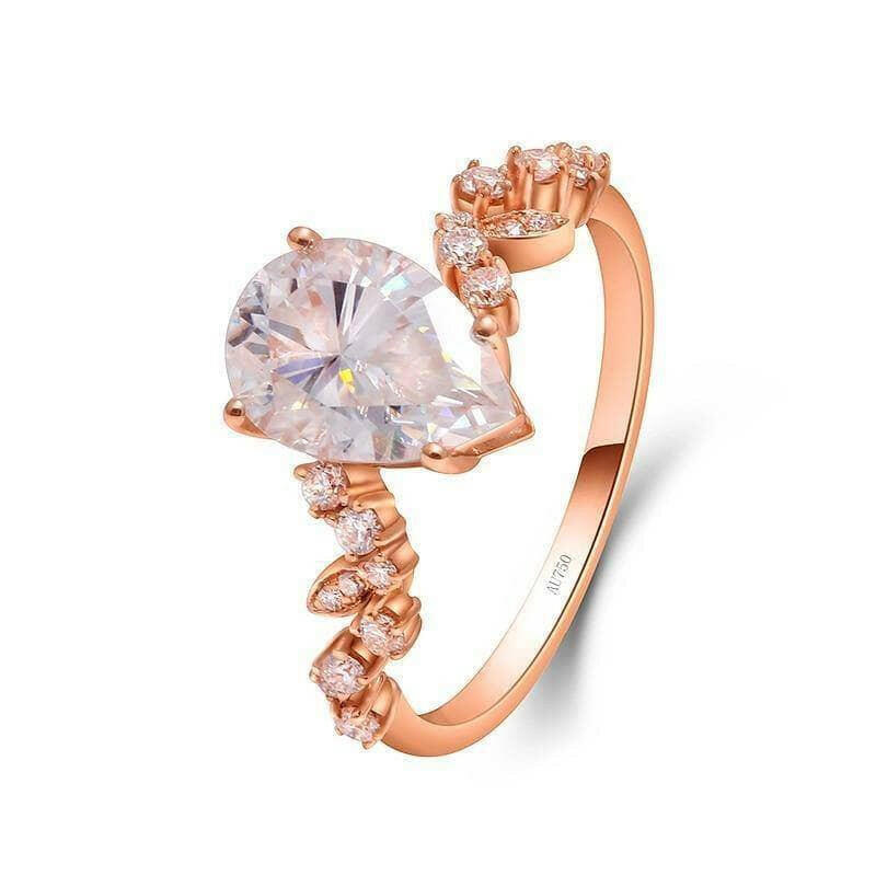 2.0 Ct Pear Cut Diamond Engagement Ring-Evani Naomi Jewelry