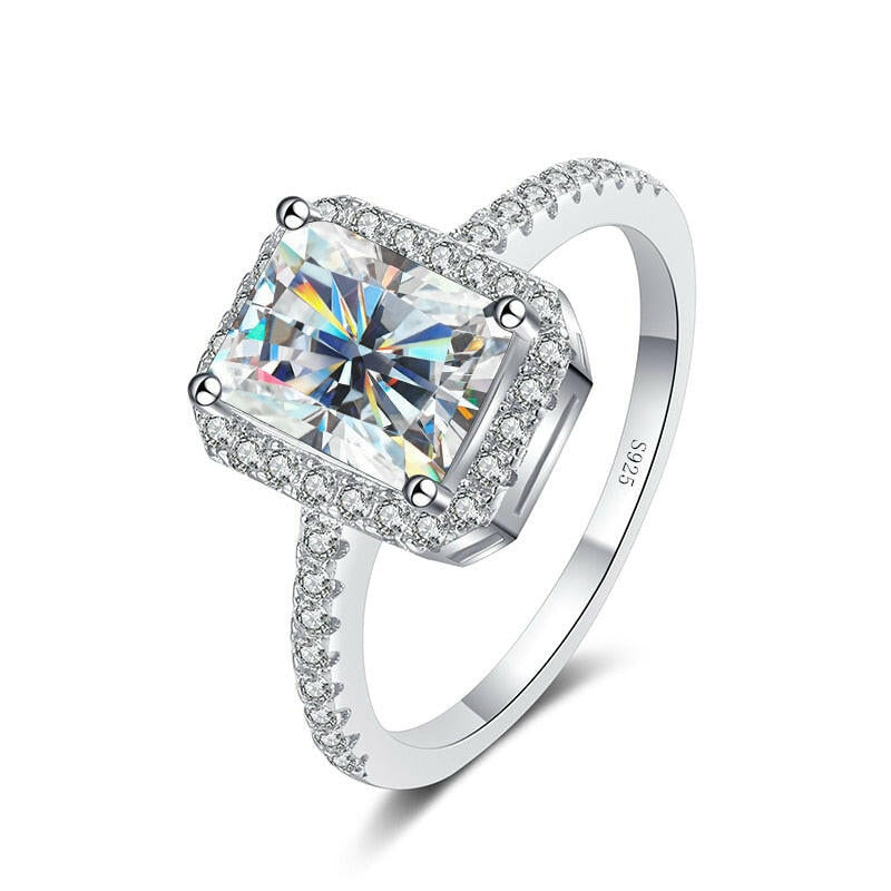 2.0 Ct Radiant Cut Diamond Engagement Ring-Evani Naomi Jewelry