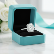 2.0 Ct Radiant Cut Diamond Birthstone Engagement Ring-Evani Jewelry