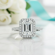 2.0 Ct Radiant Cut Diamond Birthstone Engagement Ring-Evani Jewelry