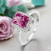 2.0 Ct Radiant Cut Diamond Engagement Ring-Evani Naomi Jewelry