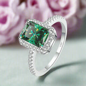 2.0 Ct Radiant Cut Diamond Engagement Ring-Evani Naomi Jewelry