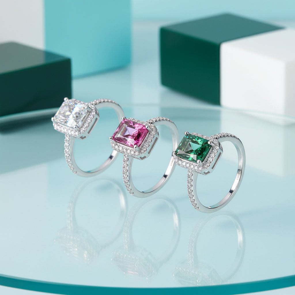 2.0 Ct Radiant Cut Diamond Engagement Ring-Evani Jewelry