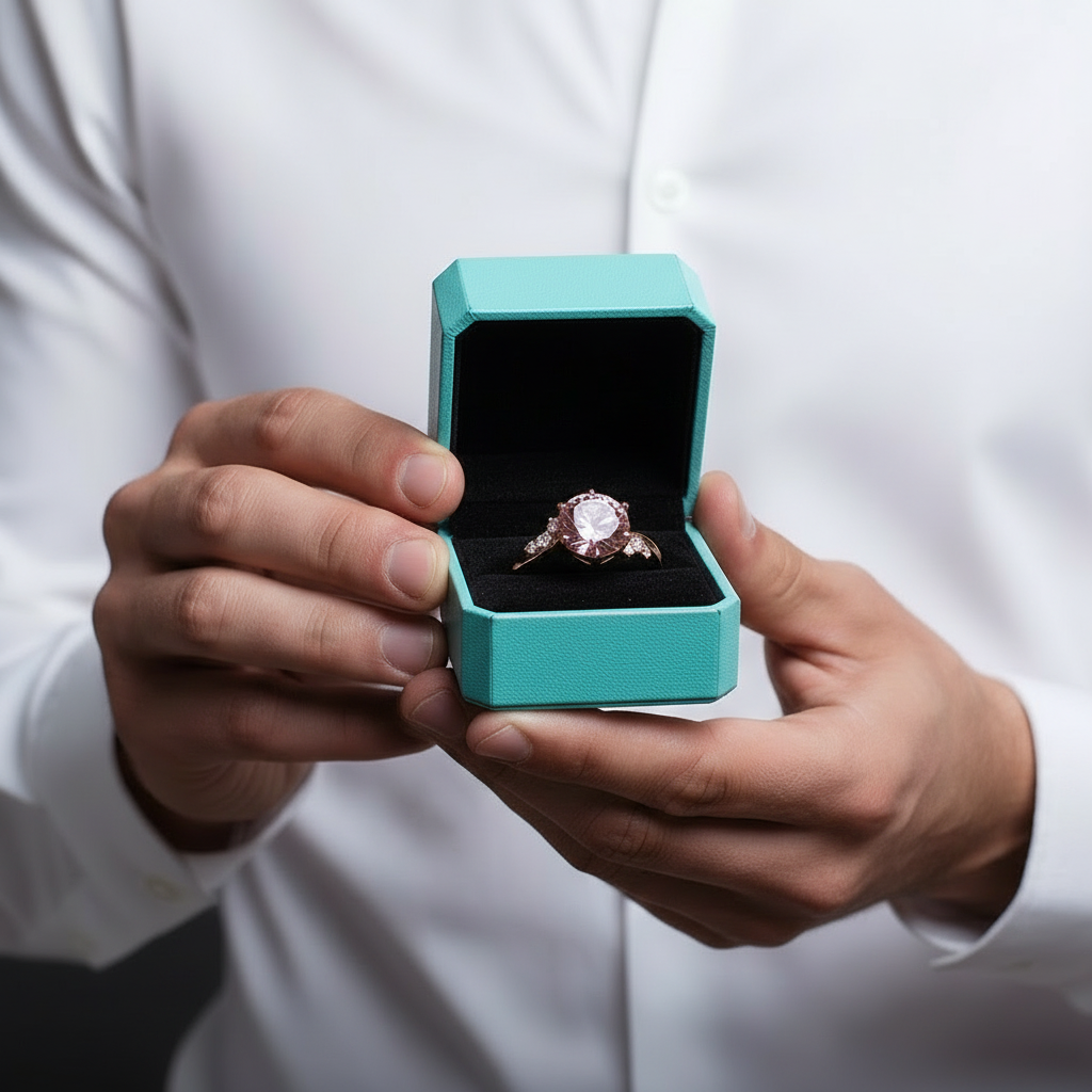 2.0 Ct Ruby Birthstone Round Cut Engagement Ring-Evani Jewelry