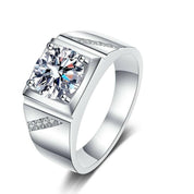 2.0 Ct Round Brilliant Cut Diamond Men's Wedding Band-Evani Naomi Jewelry