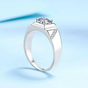 2.0 Ct Round Brilliant Cut Diamond Men's Wedding Band-Evani Naomi Jewelry