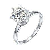 2.0 Ct Round Cut 14k Diamond Ring-Evani Naomi Jewelry