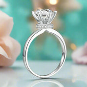 2.0 Ct Round Cut 14k Diamond Ring-Evani Naomi Jewelry