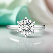2.0 Ct Round Cut 14k Diamond Ring-Evani Naomi Jewelry