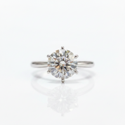 2.0 Ct Round Cut Diamond Option Classic Engagement Ring