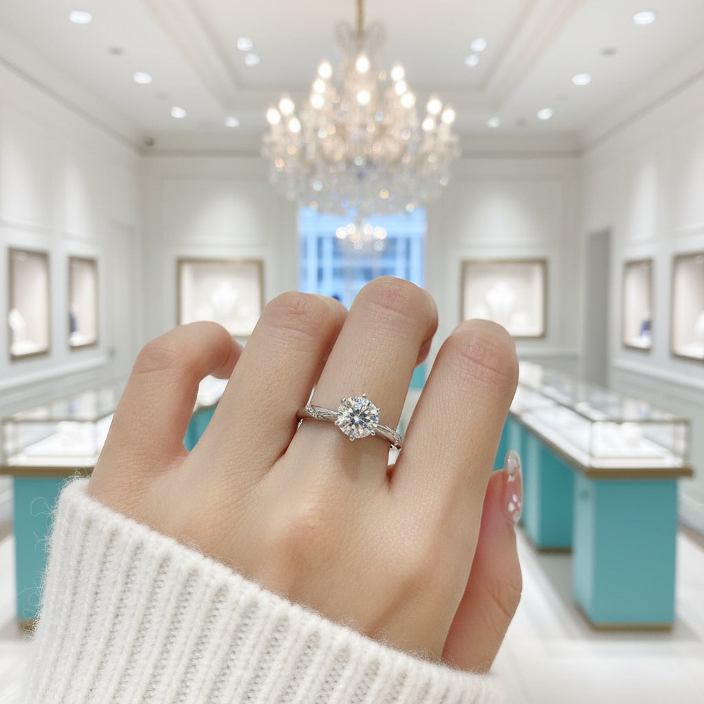 2.0 Ct Round Cut Diamond Engagement Ring-Evani Jewelry