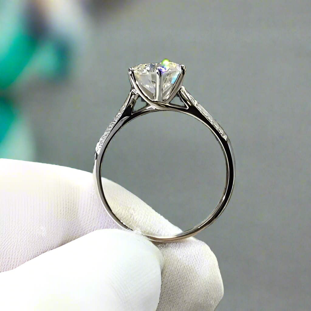 2.0 Ct Round Cut Diamond Engagement Ring-Evani Naomi Jewelry