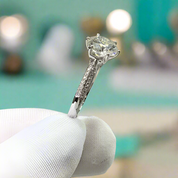 2.0 Ct Round Cut Diamond Engagement Ring-Evani Naomi Jewelry