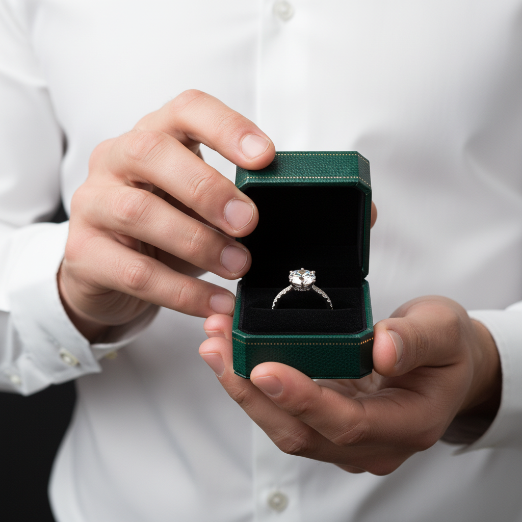 2.0 Ct Round Cut Diamond Option Engagement Ring