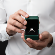 2.0 Ct Round Cut Diamond Option Engagement Ring