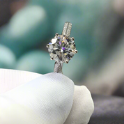 2.0 Ct Round Cut Diamond Engagement Ring-Evani Naomi Jewelry