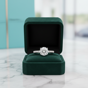 2.0 Ct Round Cut Diamond OptionEngagement Ring - Evani Naomi Jewelry
