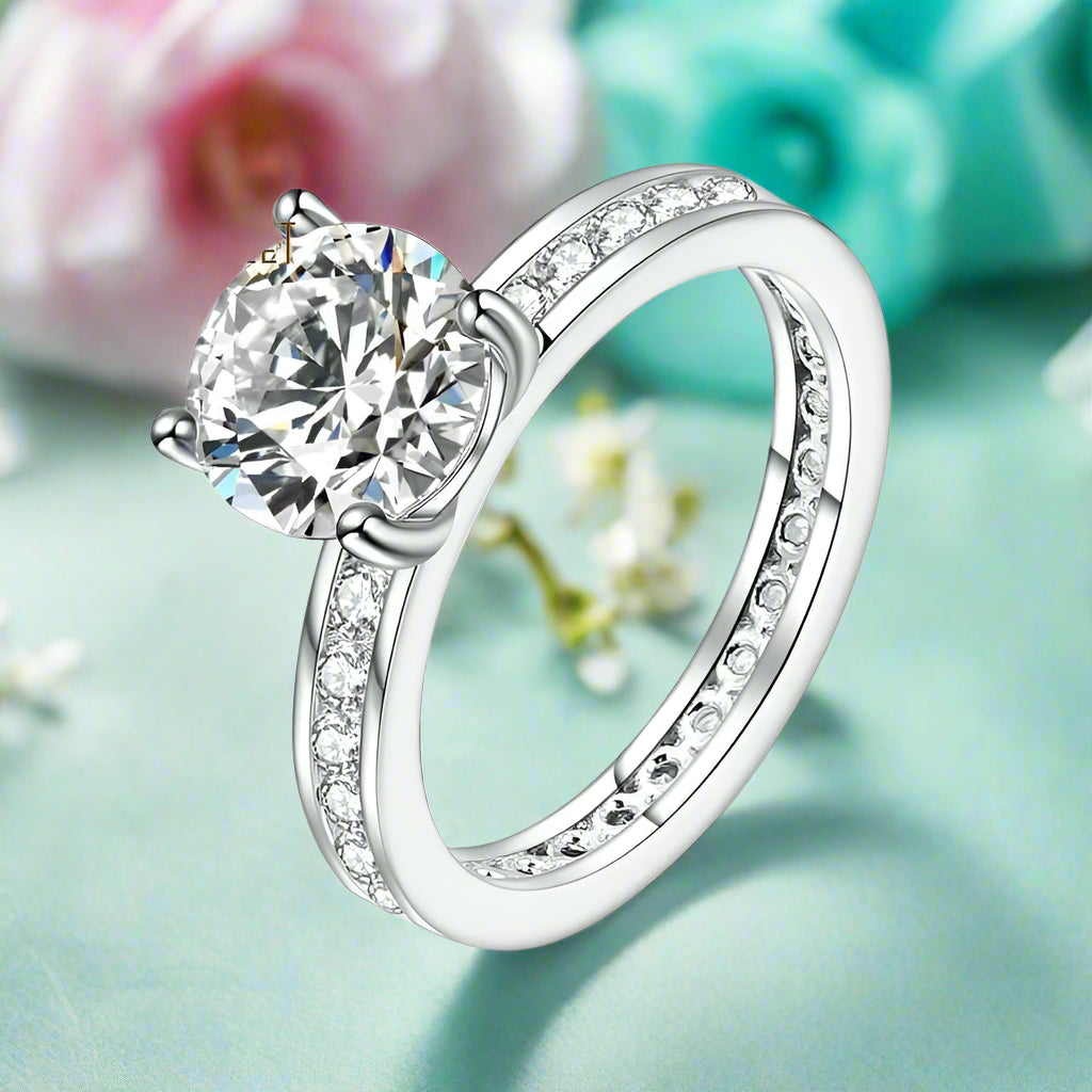 2.0 Ct Round Cut Diamond Engagement Ring-Evani Naomi Jewelry