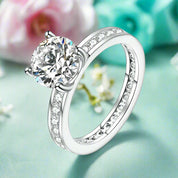 2.0 Ct Round Cut Diamond Engagement Ring-Evani Naomi Jewelry