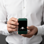 2.0 Ct Round Cut Diamond Option Halo Engagement Ring - Evani Naomi Jewelry