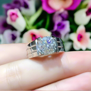 2.0 Ct Round Cut Diamond Men's Ring-Evani Naomi Jewelry