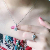 2.0 Ct Round Cut Diamond Pendant Necklace-Evani Naomi Jewelry