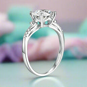 2.0 Ct Round Cut Diamond Promise Ring-Evani Naomi Jewelry