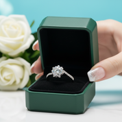 2.0 Ct Round Cut Diamond Option Snowflake Engagement Ring