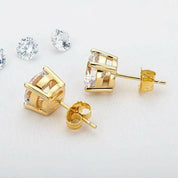 2.0 Ct Round Cut Diamond Stud Earrings-Evani Naomi Jewelry