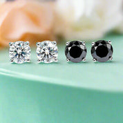 2.0 Ct Round Cut Diamond Stud Earrings-Evani Naomi Jewelry