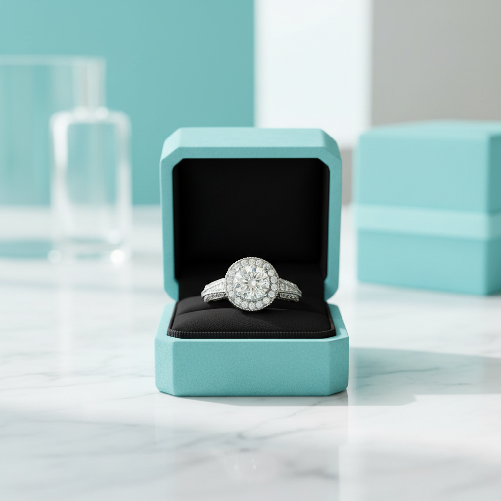 2.0 Ct Round Cut White Gold Diamond Engagement Ring-Evani Jewelry