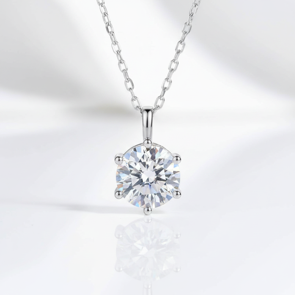 2.0 Ct Round Diamond OptionPendant Necklace