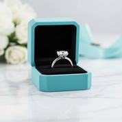 2.0 ct Round Cut Diamond White Gold Engagement Ring-Evani Jewelry